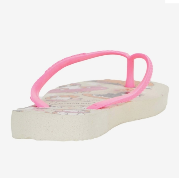 NWT Girl's Havaianas Slim Pets Flip-flops - Picture 5 of 8